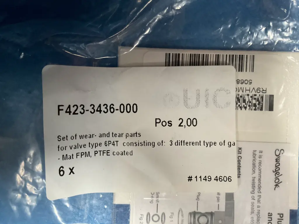 Valve Wear & Tear Parts Set – Type 6P4T