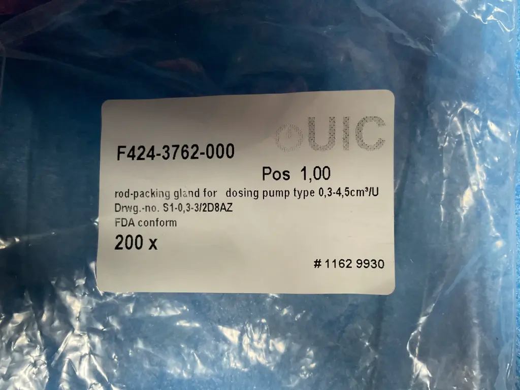 Rod-Packing Gland for Dosing Pump (0.3–4.5 cm³/U)